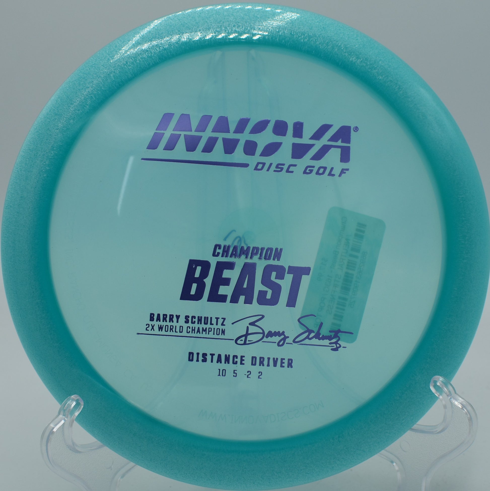 "Experience dynamic distance at Riverbend Disc Golf in Fort Collins, CO, where Champion Beast carves long, powerful arcs."
