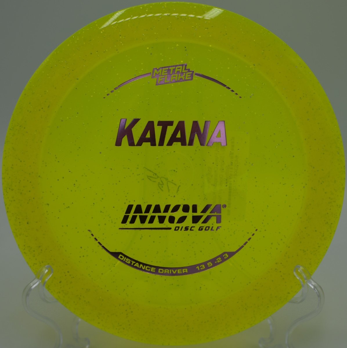 Metal Flake Champion Katana long distance disc for Illinois players nationwide