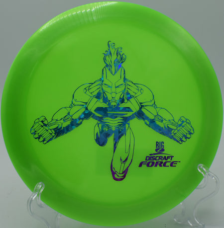 Big Z Force – Go-to for headwind drives and skip shots at Lake Walcott Disc Golf Course in Idaho.

