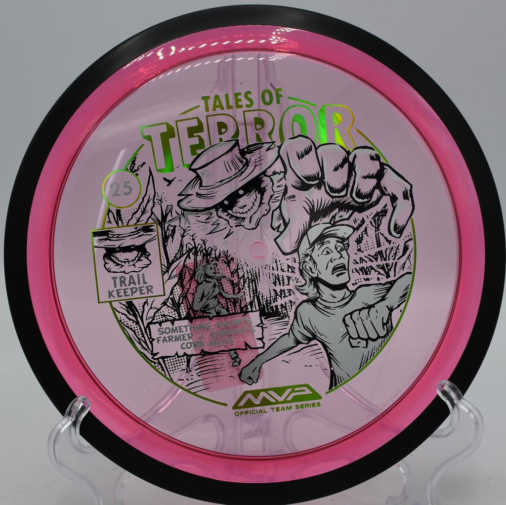 MVP Halloween Special Proton Trail disc launching across open fairway at Fort Steilacoom in Lakewood, Washington