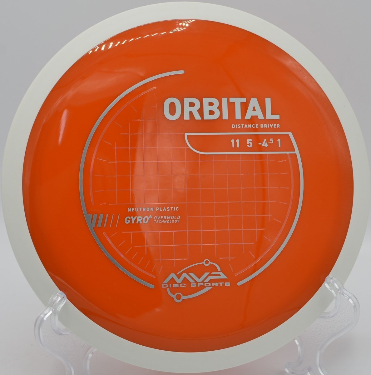 Neutron Orbital disc golf driver launching a massive turnover shot at Maple Hill Disc Golf Course, Leicester, Massachusetts