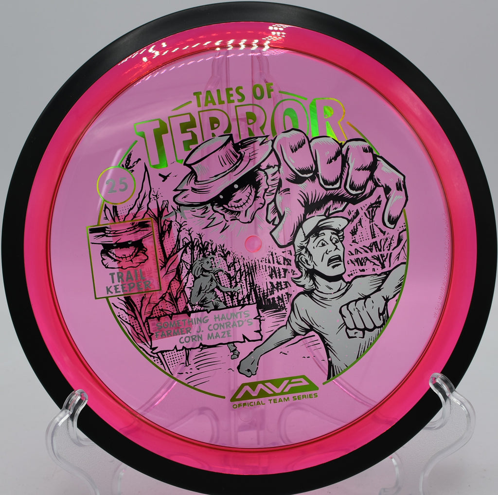 MVP Proton Trail Halloween edition gliding straight at W.R. Jackson Memorial Disc Golf Course in Appling, Georgia