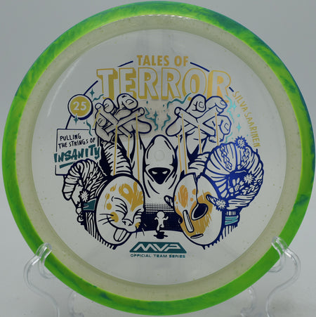 Particle Proton Insanity Halloween disc hyzer flip at Lake Eureka Disc Golf Course in Eureka, Illinois