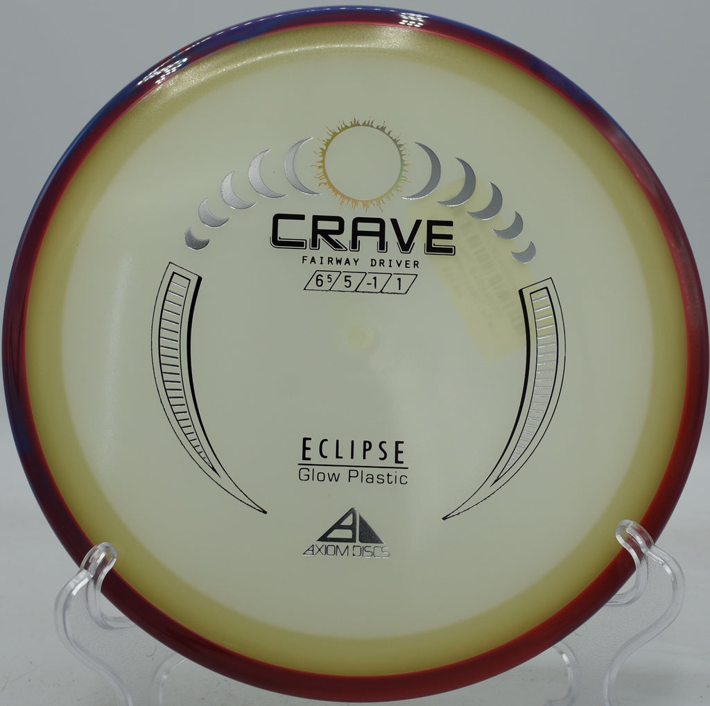 Eclipse Crave carving a smooth hyzer-flip under UV lights at North Boundary Park, PA

