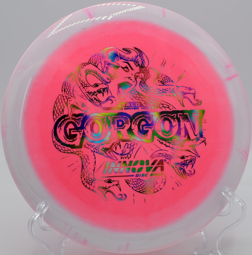 Halo Star Gorgon long turnover drive at Brewster Ridge Disc Golf Course in Smugglers’ Notch, Vermont