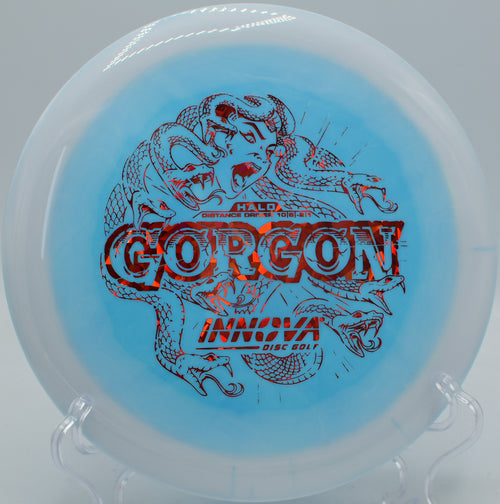 Innova Halo Star Gorgon backhand bomb at Winthrop Gold in Rock Hill, South Carolina