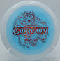 Innova Halo Star Gorgon backhand bomb at Winthrop Gold in Rock Hill, South Carolina