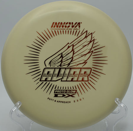 "At Lunar Park Disc Golf in Las Vegas, NV,  DX Glow Aviars shine with crisp releases and dependable, straight flight."
