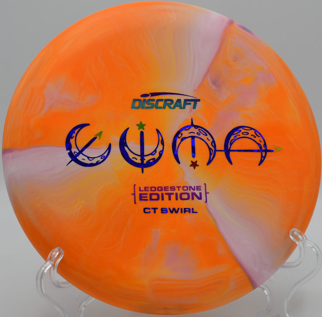 Discraft CT Swirl Luna with pastel plastic at Pier Park in Portland, Oregon


