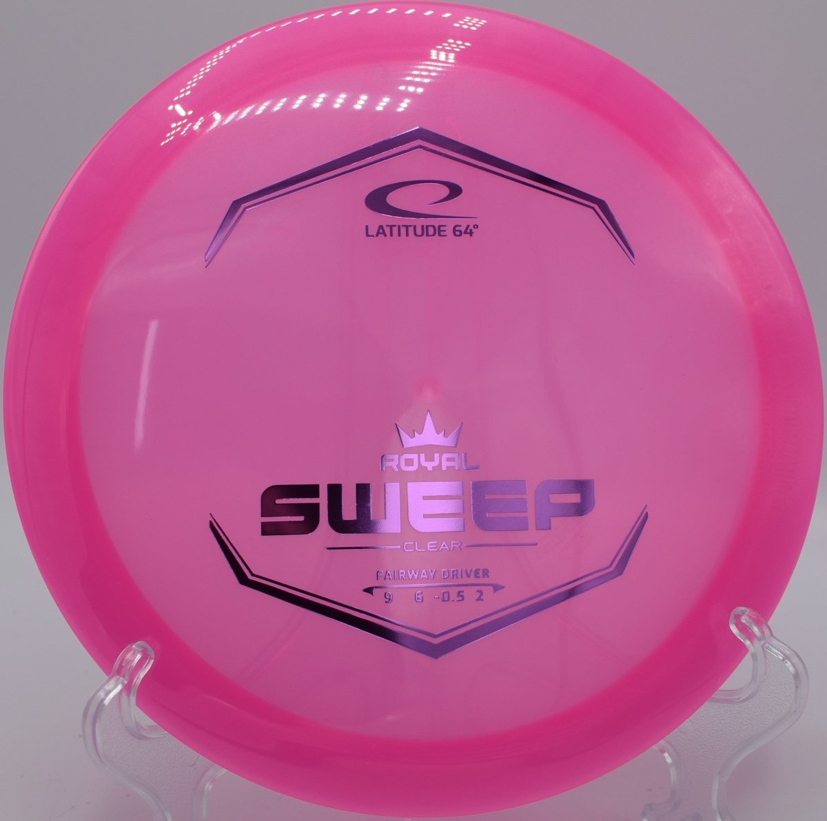 Clear Sweep disc golf fairway driver flying a controlled placement shot at Sugar Hollow Disc Golf Course, Bristol, Virginia
