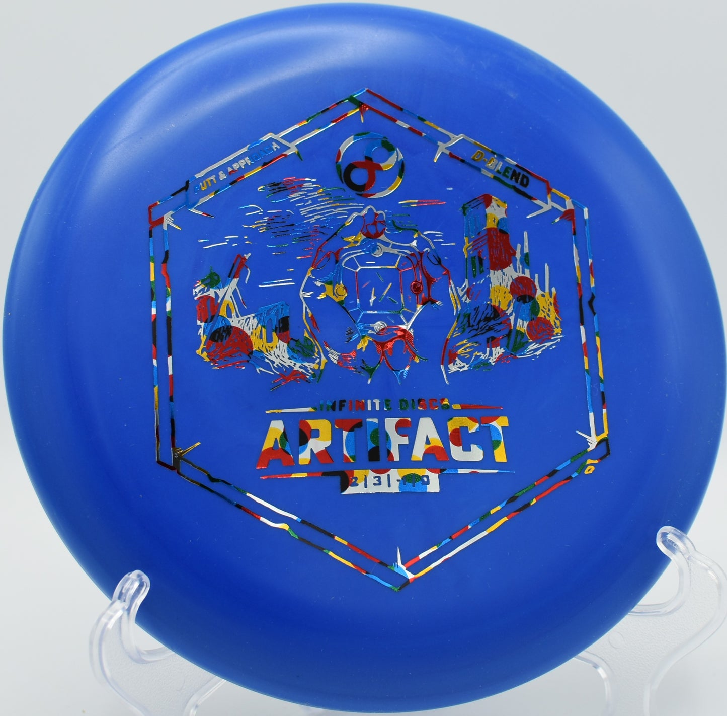 D-Blend Artifact mid-putt at Sabattus Disc Golf Course in Sabattus, Maine, perfect for spin putters and short, accurate approaches.

