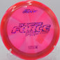 Discraft Z Swirl Force thrown flat and fast, carrying a tight S-curve with torque resistance at Northwood Black.

