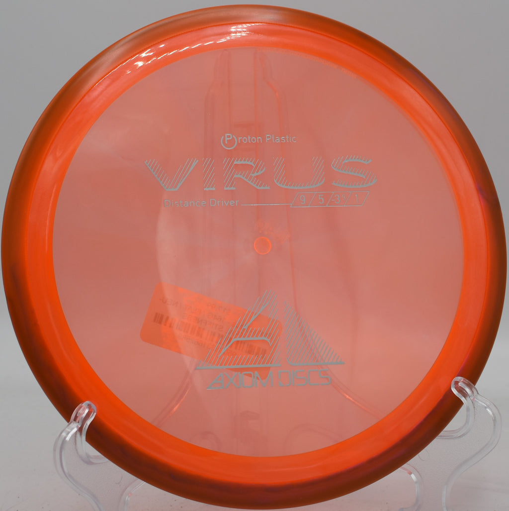 Controlled forehand turnover with the Virus flying clean and settling soft at Stafford Woods.

