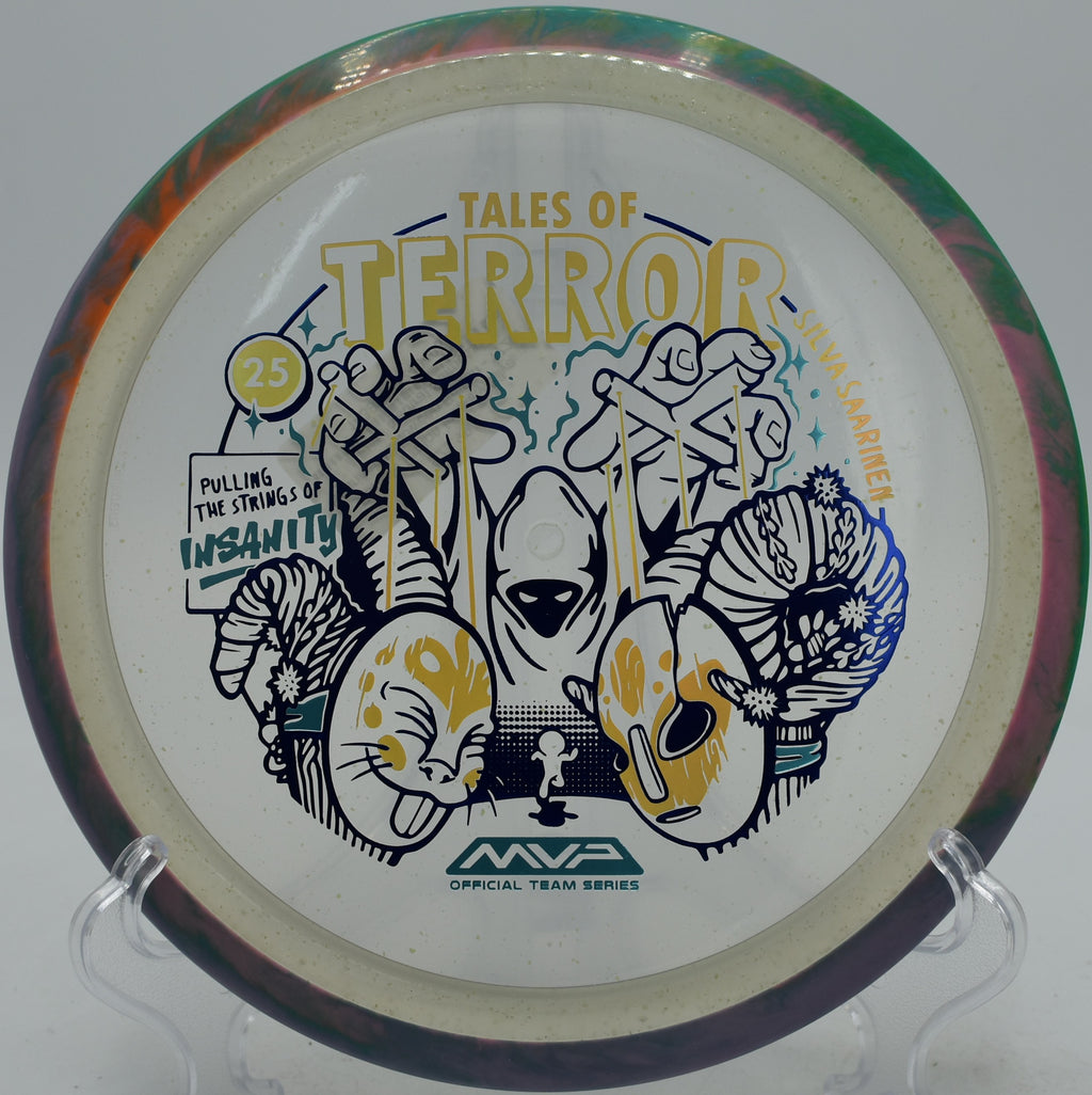 Halloween Edition Proton Insanity speckled glow disc launched at The Preserve Championship Course in Clearwater, Minnesota