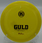 "Kastaplast Guld distance driver, perfect for max power throws on the long fairways of Charlotte, NC."
