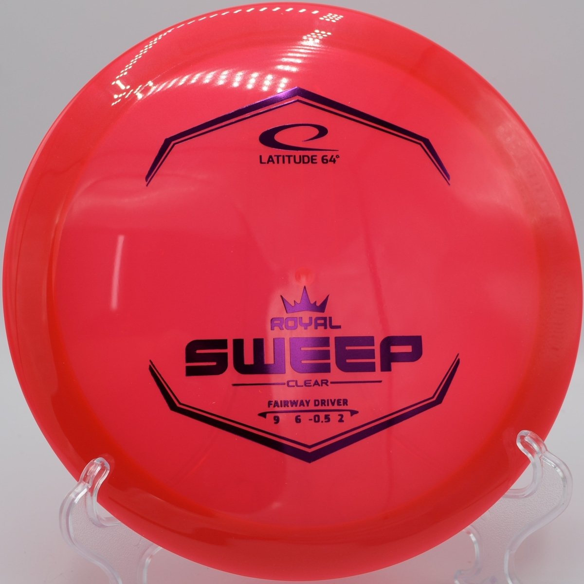 Clear Sweep disc golf fairway driver pushing maximum glide at Millstream Disc Golf Course, Findlay, Ohio