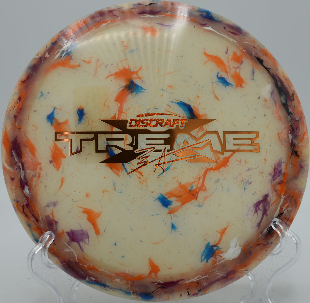 Discraft Z FLX Xtreme flex line around corner at Fox Run Meadows in Vermont

