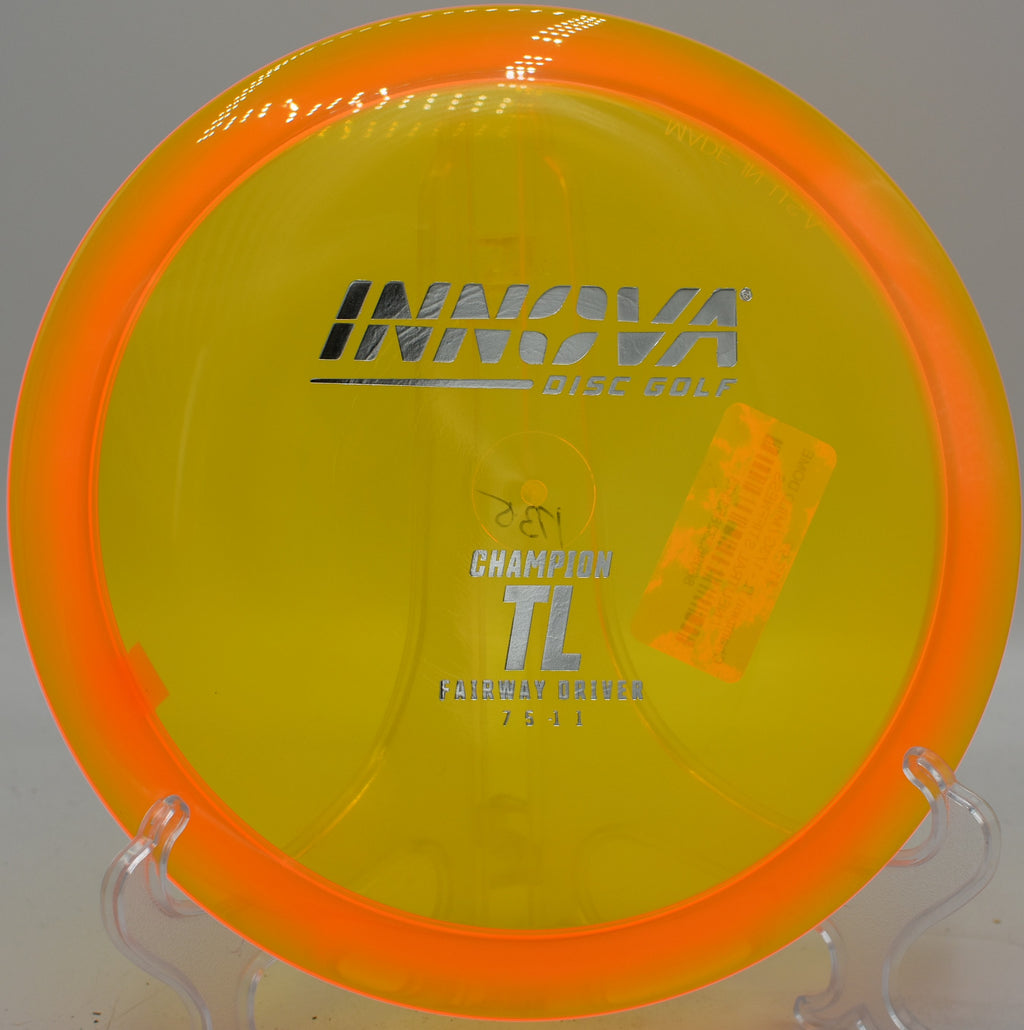 Precision mid-speed control with Champion TL cutting through brush-lined fairways at Stafford Woods DGC in New Jersey.

