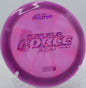Z Swirl Force used on a downhill bomb drive with big glide and consistent finish at DeLaveaga in California.

