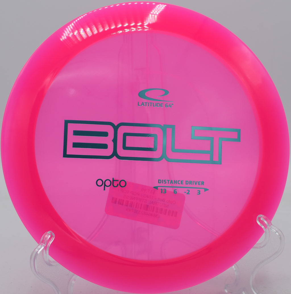 Opto Bolt thrown by a beginner for a confidence-boosting drive at Pier Park in Portland, Oregon.


