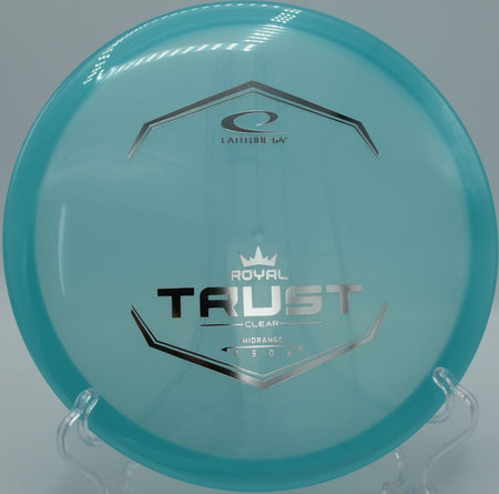 Clear Trust disc golf midrange holding a precise fairway line at William Harbin Park Disc Golf Course, Fairburn, Georgia