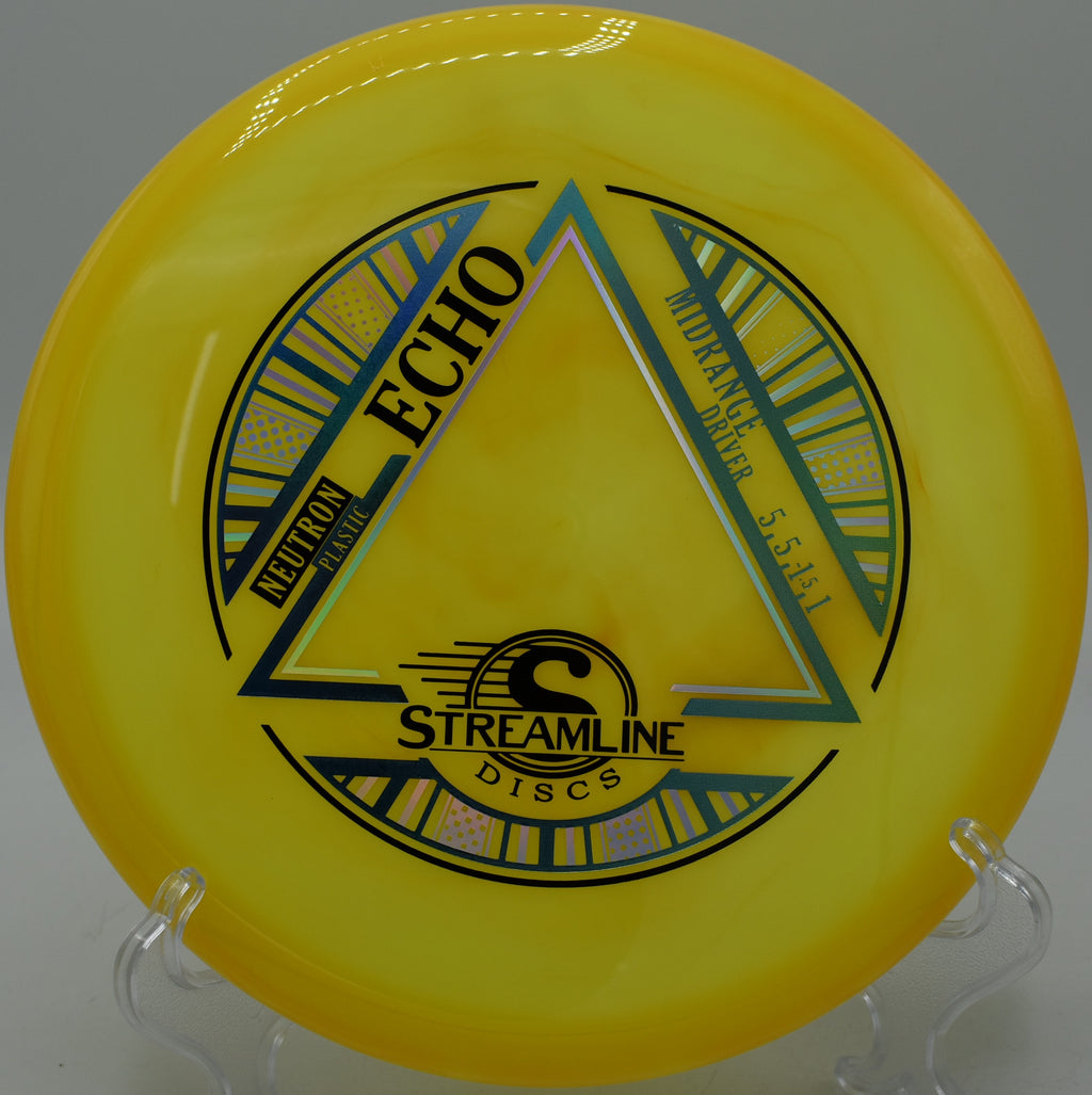 Clean turnover shot with the Neutron Echo at Creekside Disc Golf Course in Salt Lake City, Utah.

