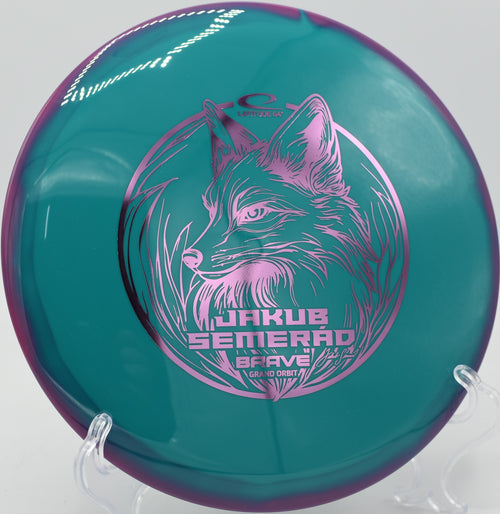 Brave driver holding anhyzer angle at Shelton Springs Disc Golf Course in Shelton, Washington.

