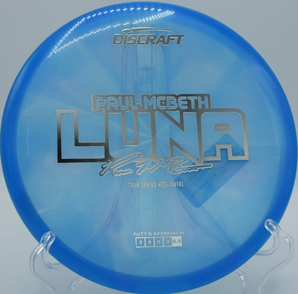 Z Swirl Luna flicked cleanly on a forehand approach and crashing chains at The Sinks.

