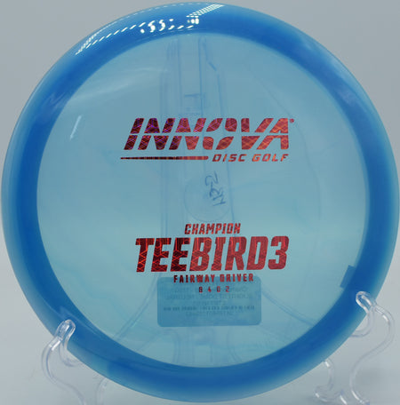 Champion Teebird3 fading late after holding a laser line at Whispering Falls DGC in Greencastle, Pennsylvania.

