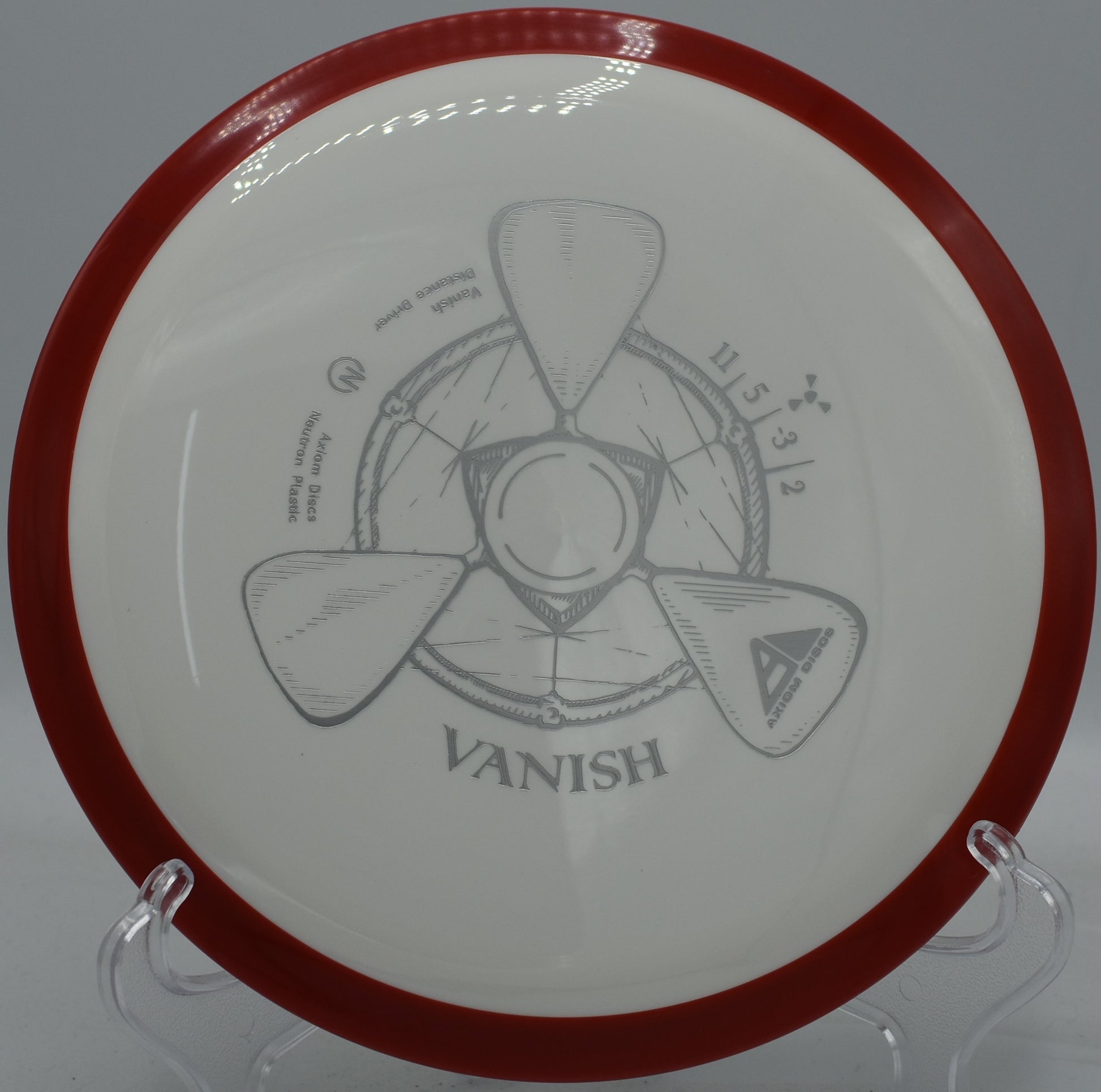 Neutron Vanish launched on a full hyzer-flip turnover at Maple Hill, MA

