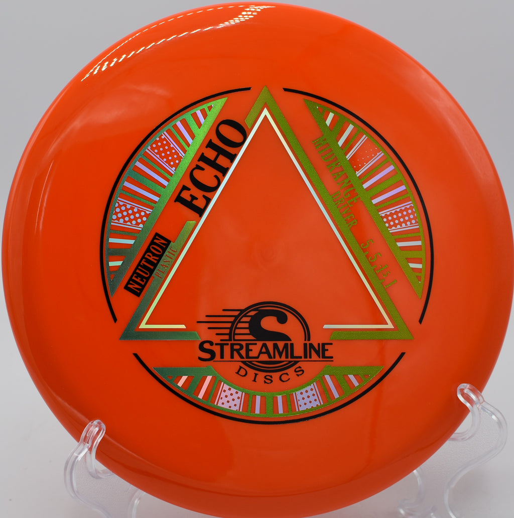 Long, straight midrange shots using the Neutron Echo at Kincaid Park Disc Golf Course in Anchorage, Alaska.