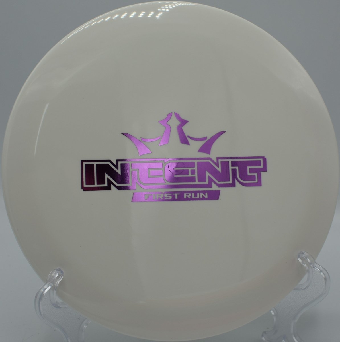 Supreme Intent disc golf fairway driver carving a controlled forehand flex at Renny Gold Disc Golf Course, Charlotte, North Carolina