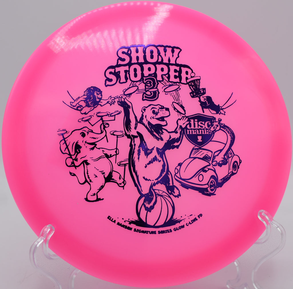 Discmania Glow C-Line FD straight-to-fade flight at Idlewild in Burlington, Kentucky

