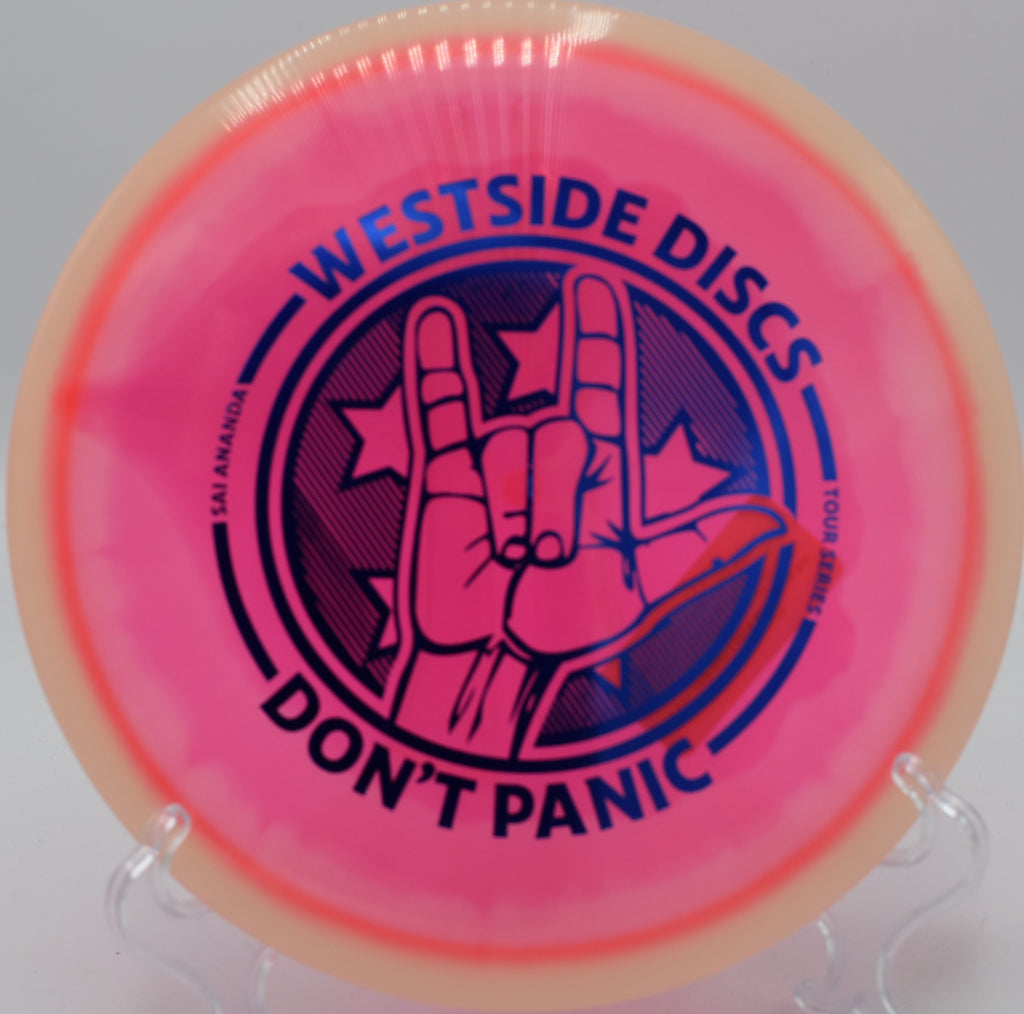 Westside VIP-Ice Orbit Moonshine Gatekeeper – Stable midrange with glow at Arrowhead Park Disc Golf Course in Neola, Iowa.

