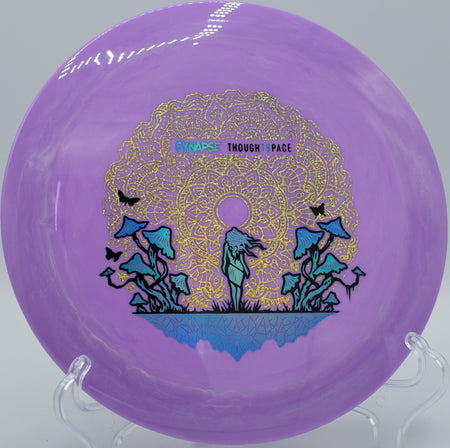 TSA Aura Coalesce flying on a long flex line at Eagles Crossing in Hawk Point, Missouri, with premium plastic feel and balanced overstability.

