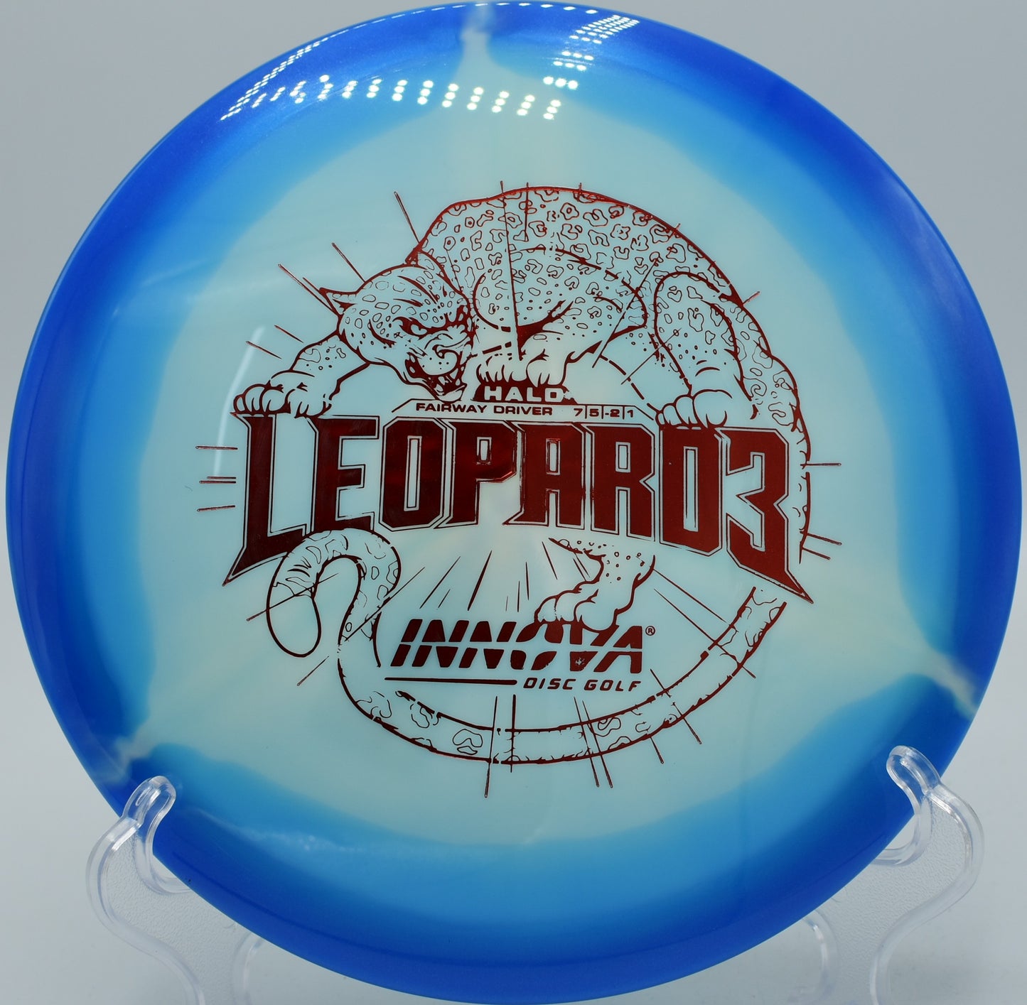 "At Muirwoods Disc Golf in Traverse City, MI, Halo Leopard3 excels with consistent flight and a reliable fade for precision approaches."
