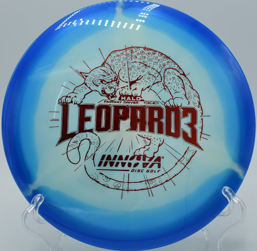 "At Muirwoods Disc Golf in Traverse City, MI, Halo Leopard3 excels with consistent flight and a reliable fade for precision approaches."
