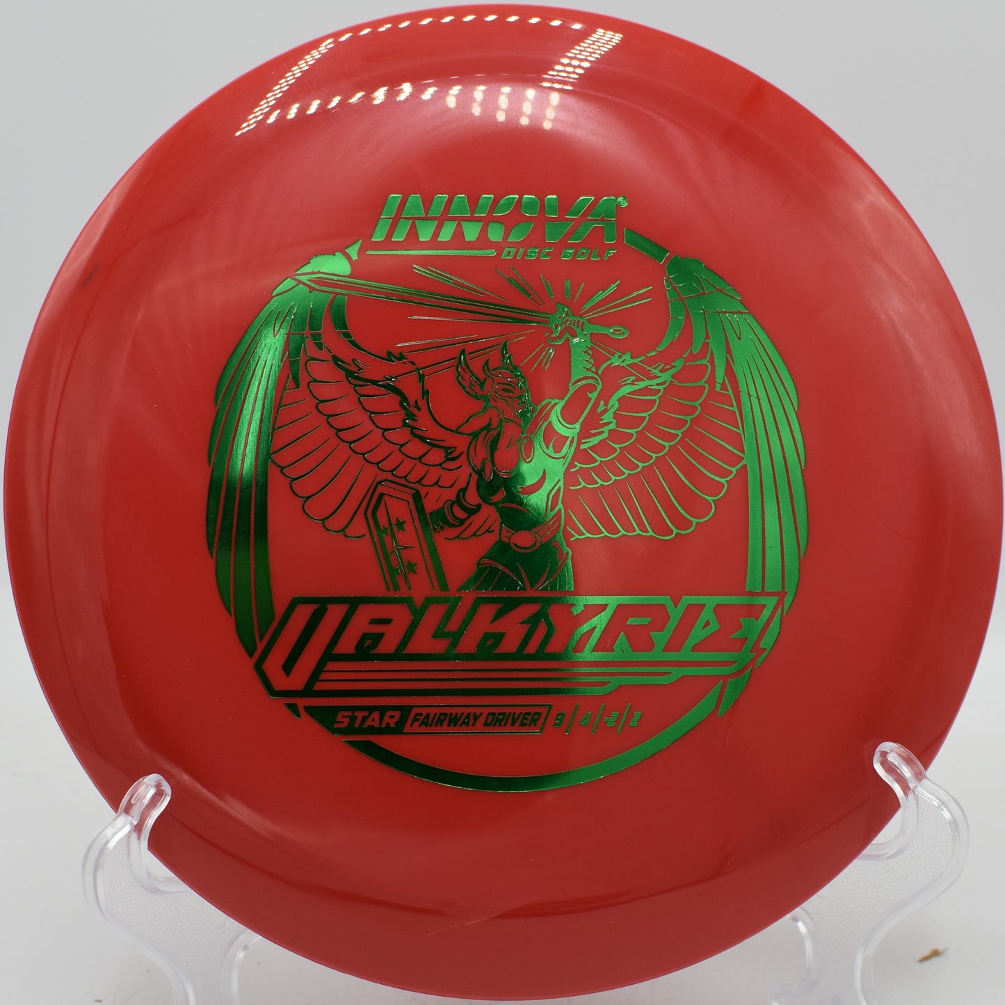 Innova Star Valkyrie launched on a hyzer flip at North Boundary Park in Cranberry Township, Pennsylvania

