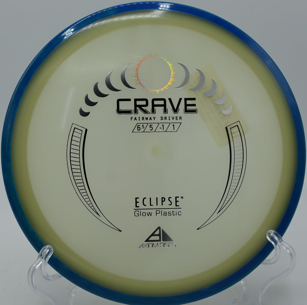 MVP Eclipse Crave streaking straight down fairways at Winthrop Gold Disc Golf Course in Rock Hill, South Carolina.