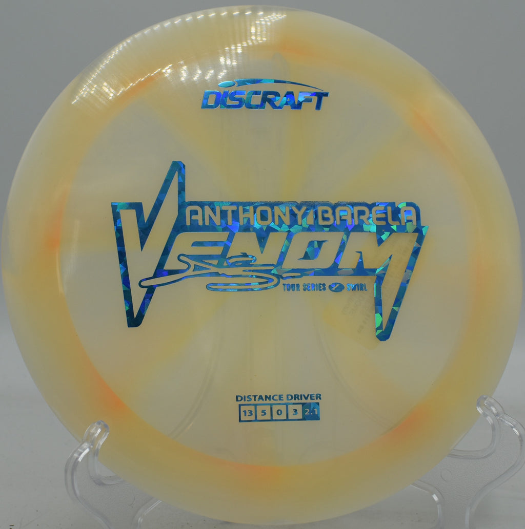 Z Swirl Venom launched forehand with extreme control and dependable finish at Harmony Bends DGC.

