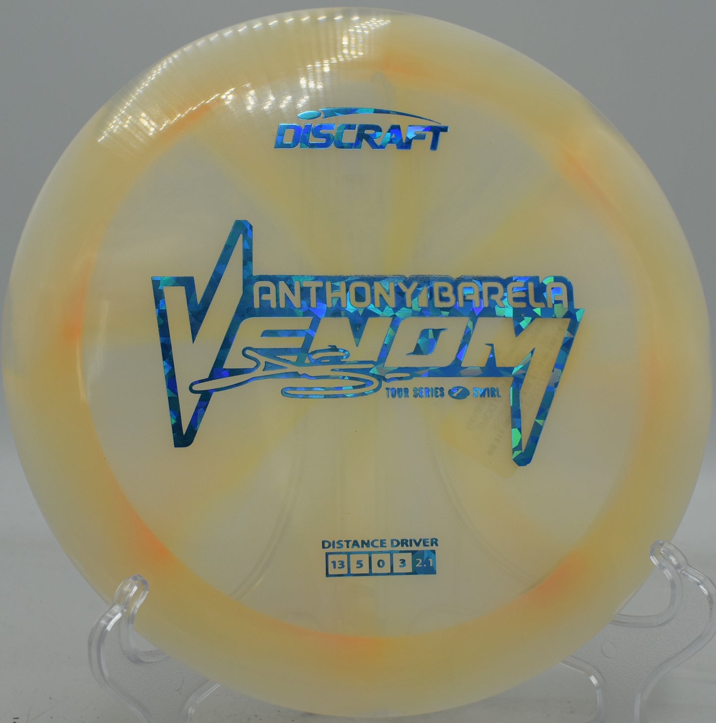 Z Swirl Venom launched forehand with extreme control and dependable finish at Harmony Bends DGC.

