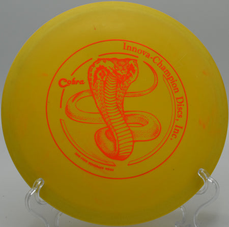 DX Cobra floating toward the pin on Hole 7 at Kincaid Park Disc Golf Course, Anchorage, Alaska.