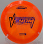 Overstable Z Swirl Venom flying flat and fast with strong finish across a long fairway at Winthrop Gold.

