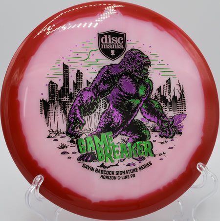 Horizon C-Line PD disc golf control driver attacking a championship fairway at Roy G. Guerrero Disc Golf Course, Austin, Texas