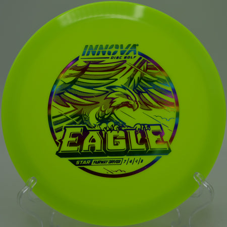 Innova Star Eagle forehand drive cutting through wind at Milo McIver State Park, Estacada OR