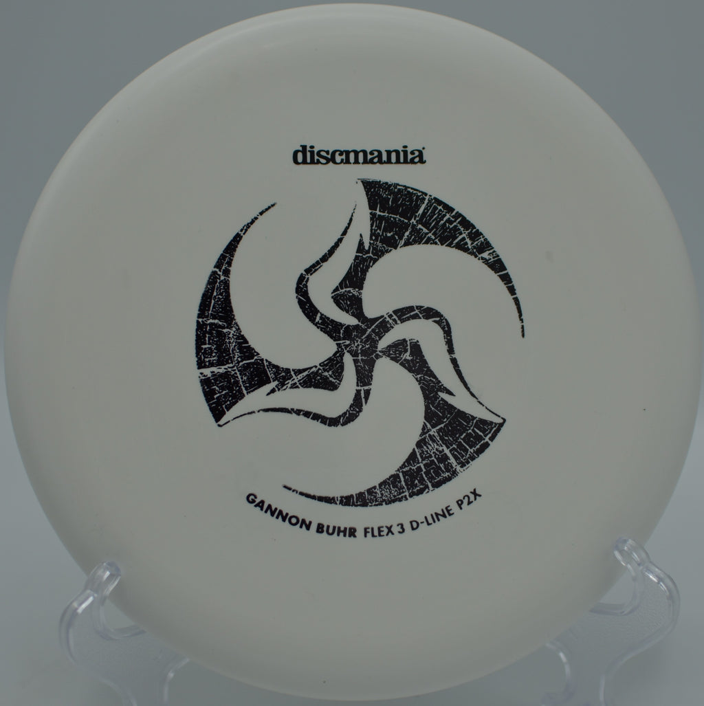 Gannon Buhr Signature Flex 3 D-Line P2X Huk Lab putter released on a clean spin putt at Brent Hambrick Memorial Disc Golf Course in Columbus, Ohio.