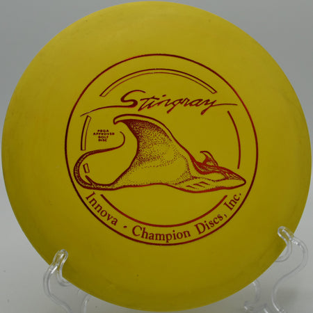DX Stingray flipping up and gliding straight on Hole 6 at Lake Claiborne Disc Golf Course, Homer, Louisiana.