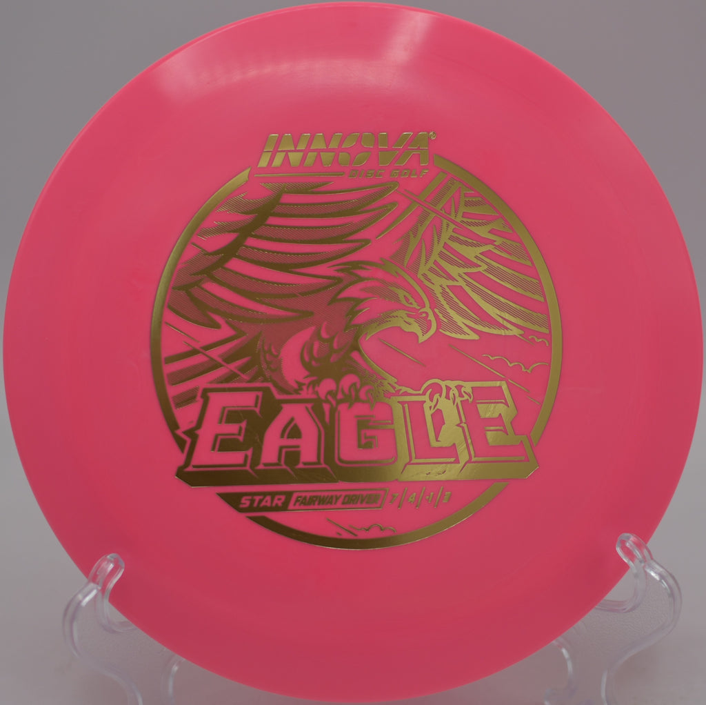 Innova Star Eagle holding turnover line before fade at DeLaveaga Disc Golf Course, Santa Cruz CA