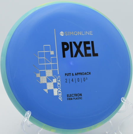 Clean spin putt with Firm Pixel threading through trees at Camp Sekani in Spokane, Washington.

