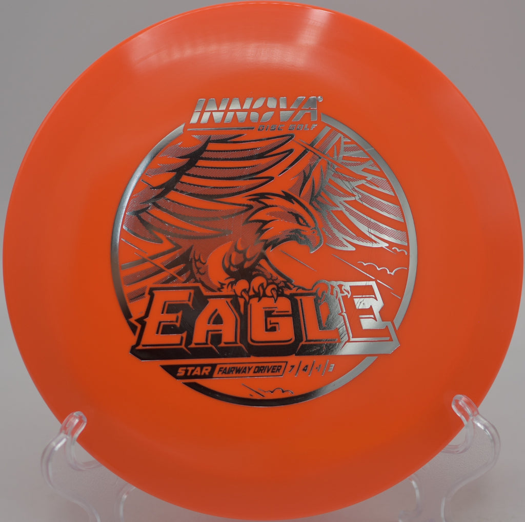 Innova Star Eagle skip-hyzer placement shot at Veterans Park Disc Golf Course, Arlington TX